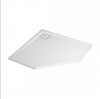 Ronal Sanswiss Livada brodzik pięciokątny 90x90 cm konglomeratowy biały W20563609004